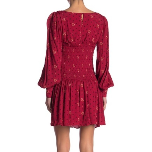 Free People Two Faces Print Mini Dress - Picture 6 of 7